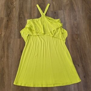 Tart Halter Mini Lime Green Dress Size XS Stretch Party Beach Vacation
